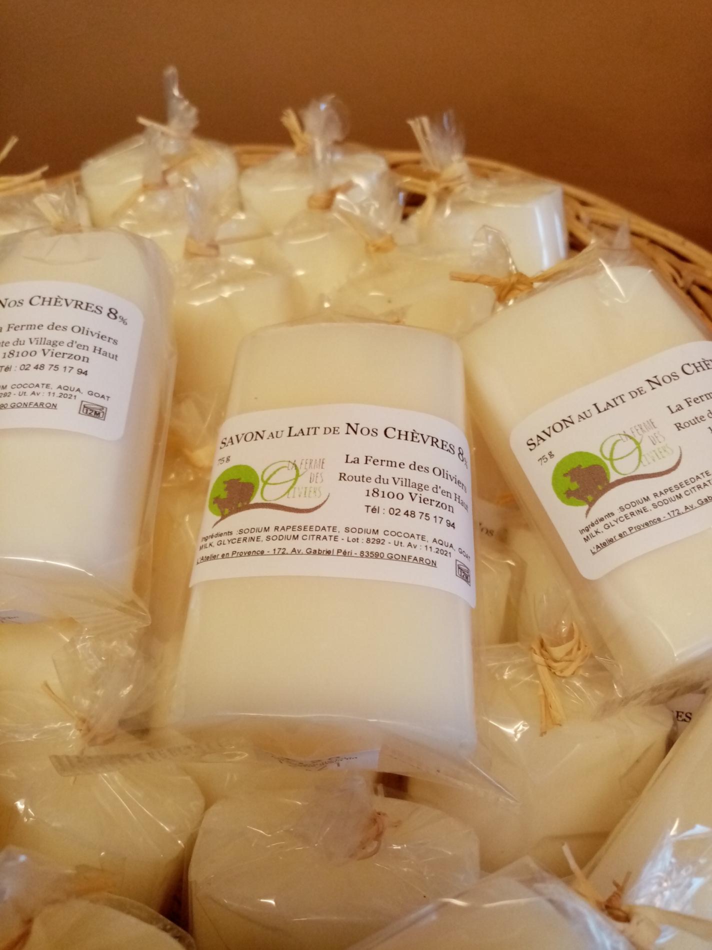 Savons au lait de nos chèvres