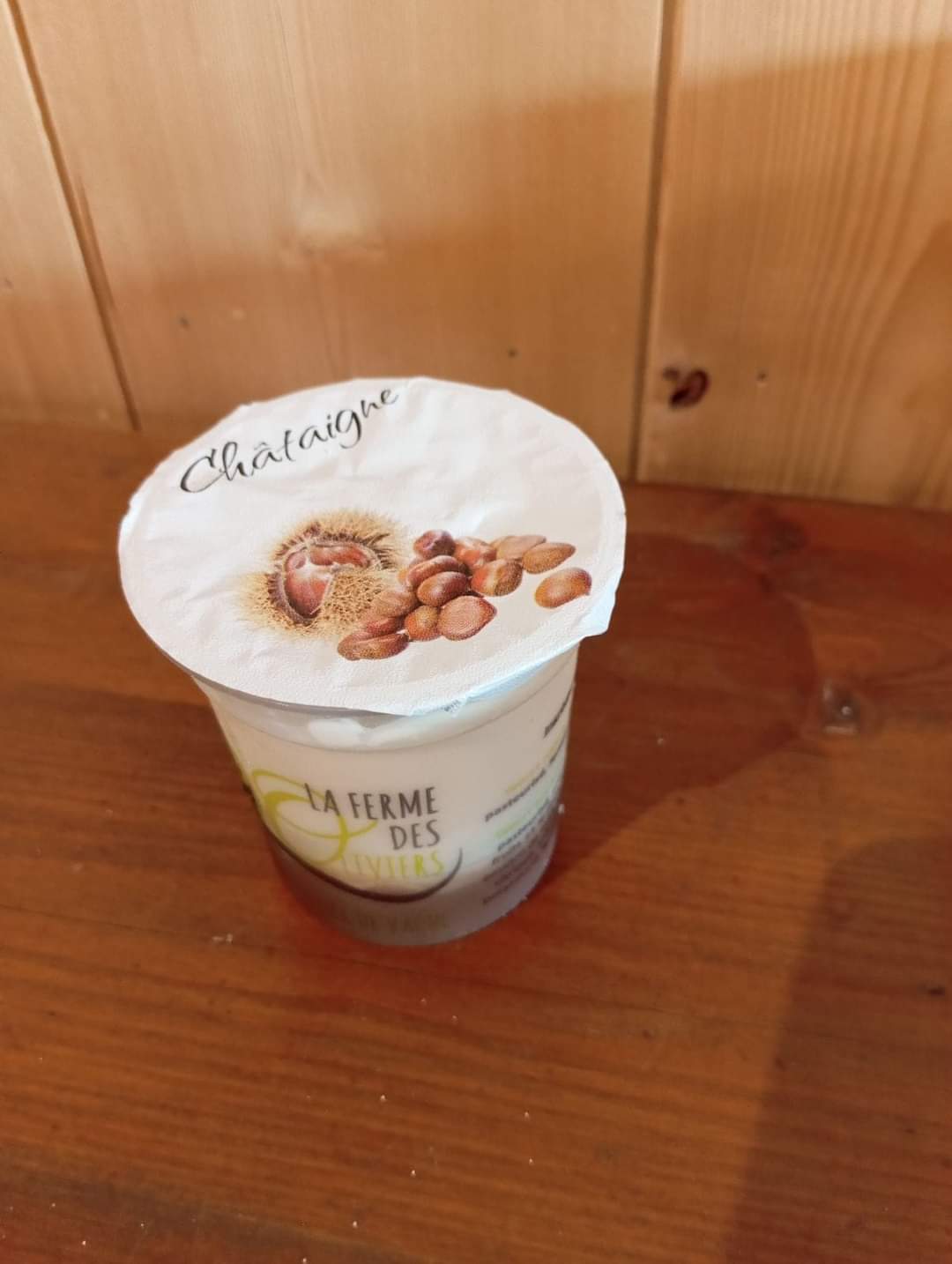 Yaourt au lait entier de vache châtaigne